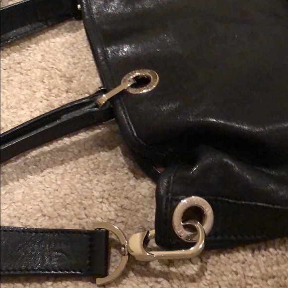 Longchamp Black Leather shoulder/arm Bag - Picture 6 of 7